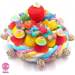 Gâteau de bonbons Arc en ciel